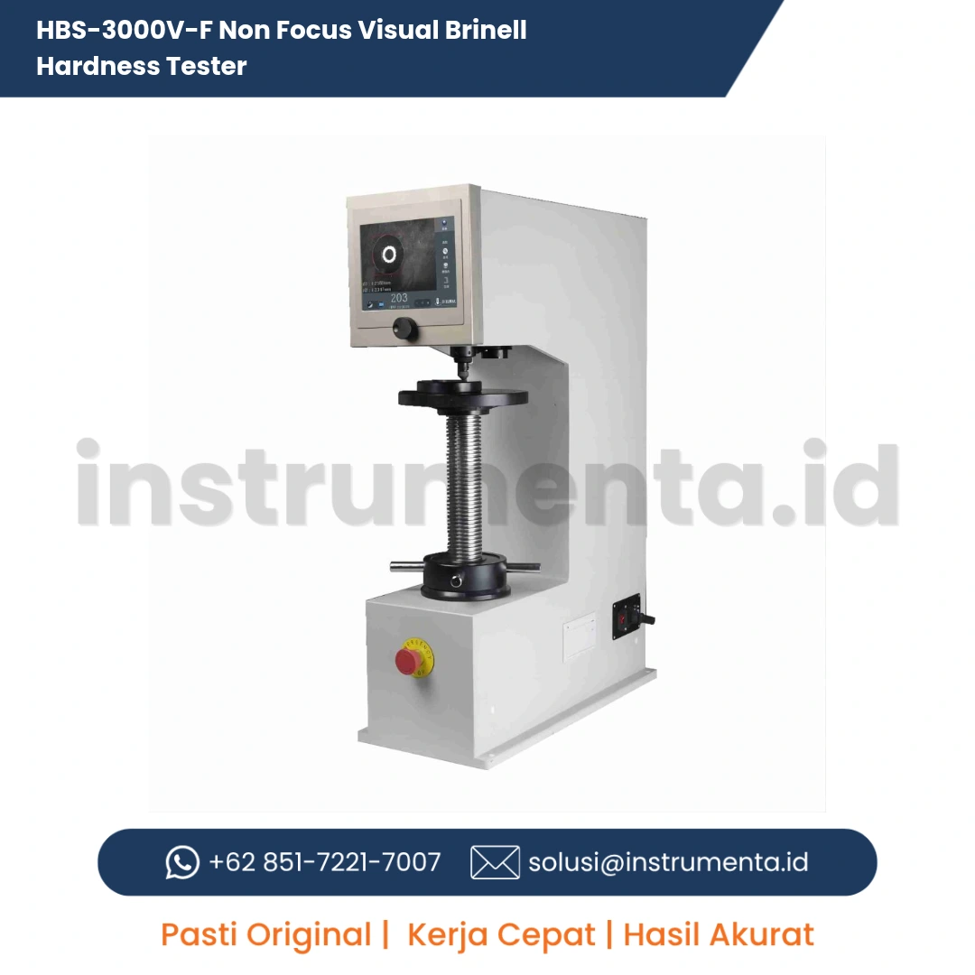 Distributor Resmi HBS-3000V-F Non Focus Visual Brinell Hardness Tester Ready Stock